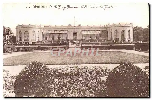 Cartes postales Deauville La Plage Fleurie Le Casino et les jardins