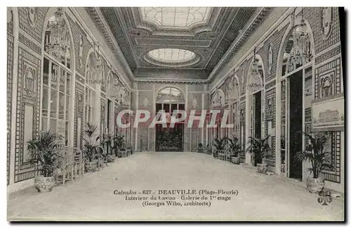 Ansichtskarte AK Deauville Interieur du Casino Galerie du 1er etage