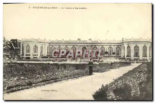 Cartes postales Deauville du Casino et les Jardins