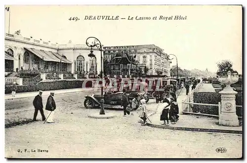 Cartes postales Deauville Le Casino et Royal Hotel