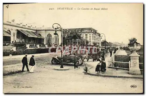 Cartes postales Deauville Le Casino et Royal Hotel