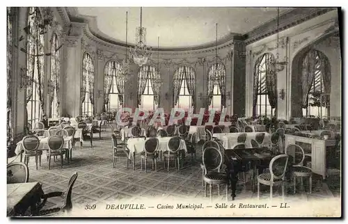 Ansichtskarte AK Deauville Le Casino Municipal Salle de restaurant