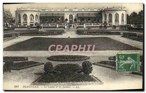 Cartes postales Deauville Le Casino et les Jardins