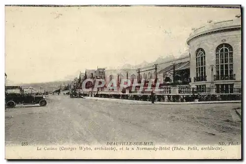 Ansichtskarte AK Deauville La Plage Fleurie Le Casino et le Normandy Hotel