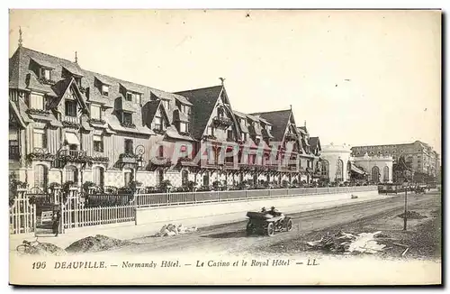 Ansichtskarte AK Deauville La Plage Fleurie Le Casino Normandy Hotel