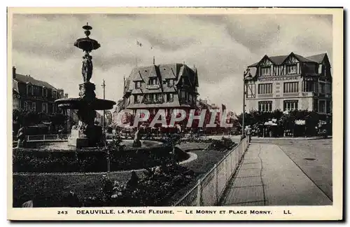 Cartes postales Deauville La Plage Fleurie Le Morny et Place Morny