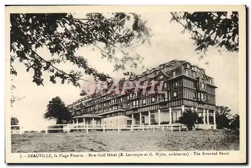 Cartes postales Deauville New golf Hotel