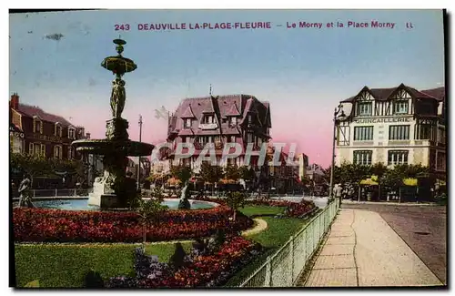 Ansichtskarte AK Deauville La Plage Fleurie Le Morny et la Place Morny Quincaillerie