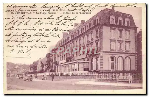 Cartes postales Deauville La Plage Fleurie Hotel de la Terrasse