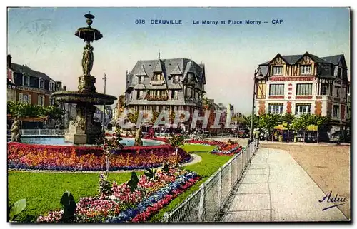 Cartes postales Deauville Le Morny et place Morny