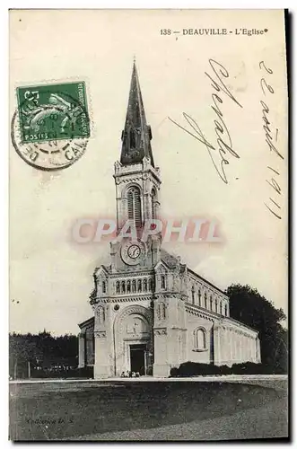 Cartes postales Deauville L Eglise