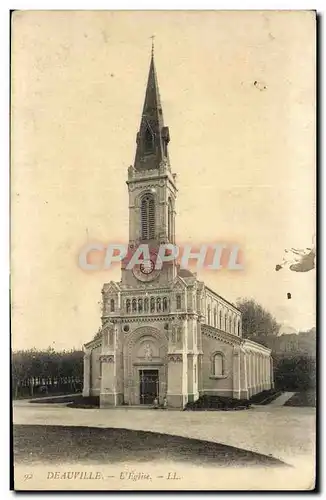 Cartes postales Deauville L Eglise