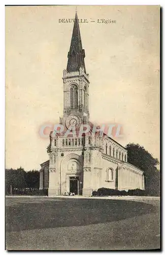 Cartes postales Deauville L Eglise