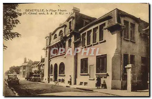 Cartes postales Deauville La Plage Fleurie La poste