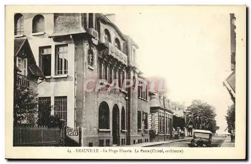 Cartes postales Deauville La Plage Fleurie La Poste