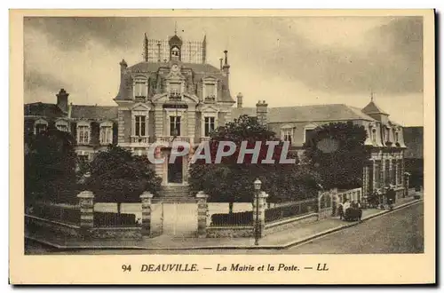 Ansichtskarte AK Deauville La Mairie Et La Poste