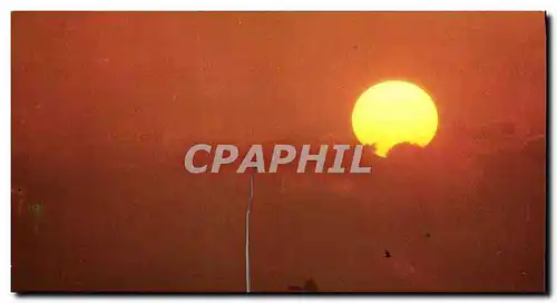 Cartes postales moderne Deauville Coucher de Soleil sur la Mer