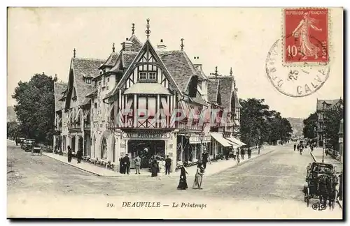 Cartes postales Deauville Le Printemps