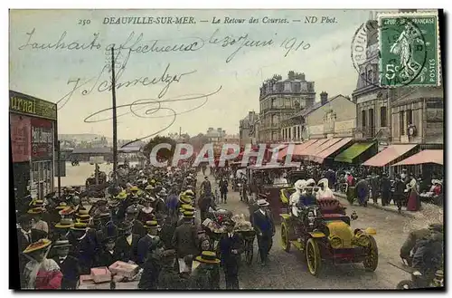 Cartes postales Deauville Le Retour des Courses Hippisme Chevaux tOP