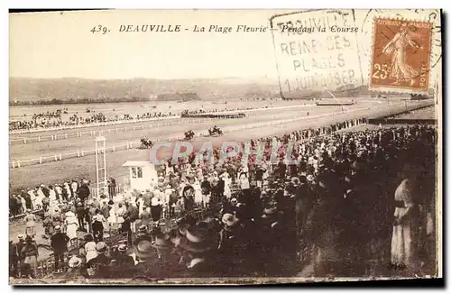 Ansichtskarte AK Deauville la Plage Fleurie Champ de Courses Hippisme Chevaux