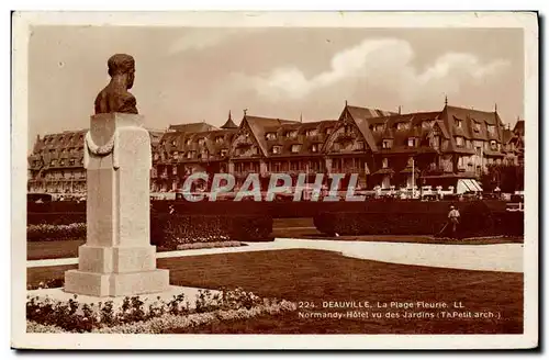 Ansichtskarte AK Deauville Plage Fleuries Le Normandy L Hotel