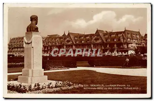 Cartes postales Deauville Plage Fleuries Le Normandy L Hotel