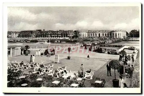 Ansichtskarte AK Deauville La Plage Fleurie Hotel Normandy et le casino