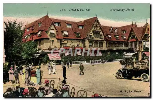 Cartes postales Deauville Entree du Normandy Hotel