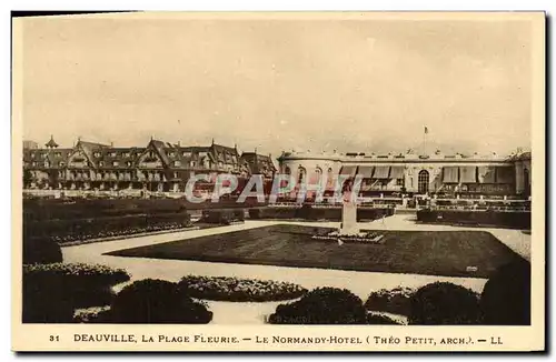 Cartes postales Deauville La Plage Fleurie Le Normandy Hotel