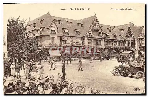 Cartes postales Deauville Plage Fleurie Normandy Hotel