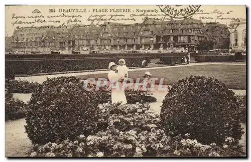 Cartes postales Deauville Plage Fleurie Normandy Hotel et les jardins