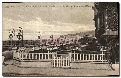 Ansichtskarte AK Deauville Normandy Hotel Plage Fleurie Terrasse fleurie du Normandy Hotel