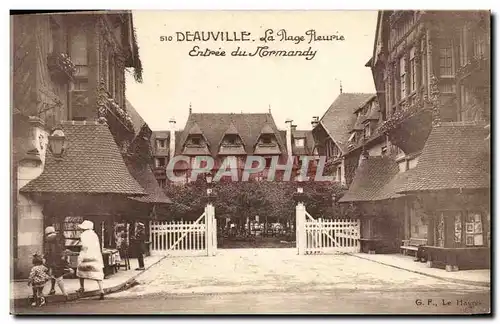 Ansichtskarte AK Deauville Normandy Hotel Plage Fleurie entree du Normandy