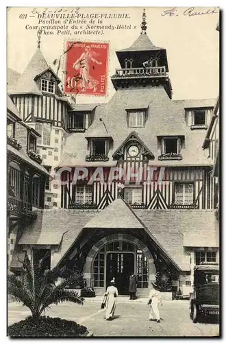 Ansichtskarte AK Deauville Normandy Hotel Plage Fleurie Pavillon d entree de la cour principale du Normandy Hotel