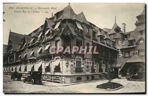 Cartes postales Deauville Normandy Hotel Entree Rue de l Ecluse