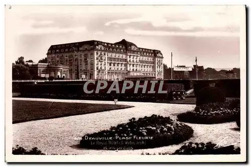 Cartes postales moderne Deauville La Plage Fleurie Le Royal Hotel et les Jardins