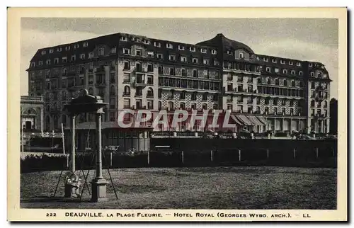 Cartes postales Deauville La Plage Fleurie Hotel Royal