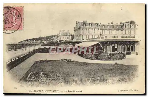 Cartes postales Deauville sur Mer Le Grand Hotel