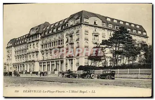 Cartes postales Deauville la Plage Fleurie L Hotel Royal