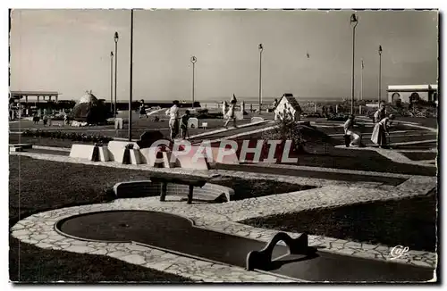 Cartes postales moderne Deauville Plage Fleurie Le Golf miniature