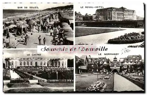 Moderne Karte Souvenir de Deauville