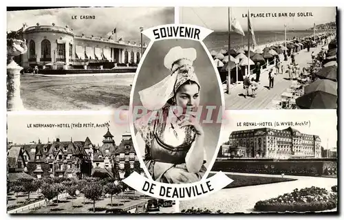 Moderne Karte Souvenir de Deauville