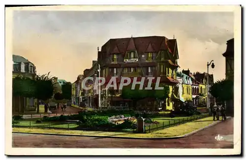 Ansichtskarte AK Deauville Plage Fleurie Place Morny