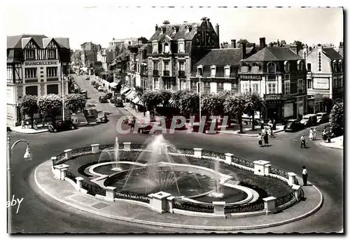 Ansichtskarte AK Deauville La Plage Fleurie Place Morny