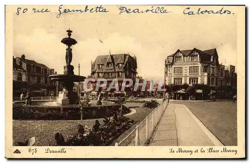 Ansichtskarte AK Deauville Le Morny et la Place Morny