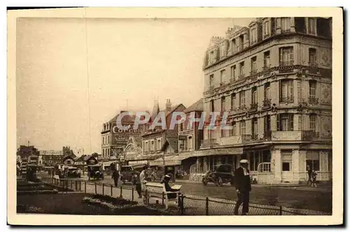 Cartes postales Deauville La Plage Fleurie Place de la Gare