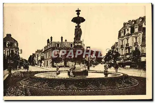 Cartes postales Deauville La Place Morny