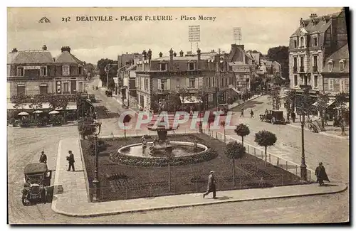 Ansichtskarte AK Deauville Plage Fleurie Place Morny