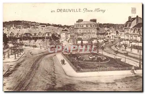 Cartes postales Deauville Place Morny