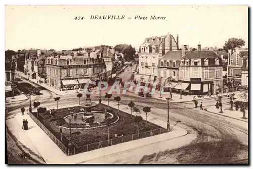 Cartes postales Deauville Place Morny